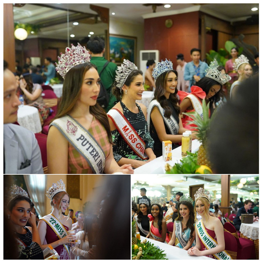 Sự xuất hiện của ba hoa hậu quốc tế đang đương nhiệm cùng nhiều người đẹp thế giới đình đám khác hứa hẹn sẽ thu hút sự chú ý theo dõi của khán giả trong đêm chung kết Puteri Indonesia 2023 vào ngày 19/5.