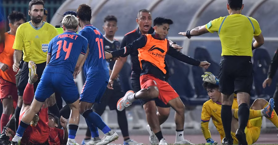 Một cái kết kinh hoàng của SEA Games. Ảnh: AFP