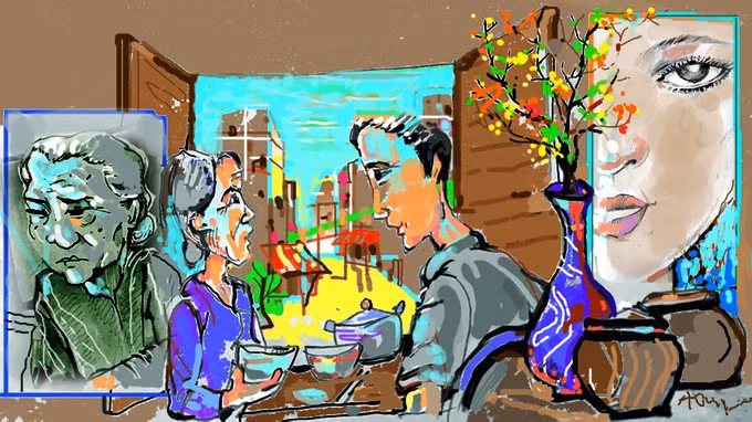 Tôi khép lại ca trực cuối cùng của năm, rời công sở, mơ màng về những ngày sắp tới.