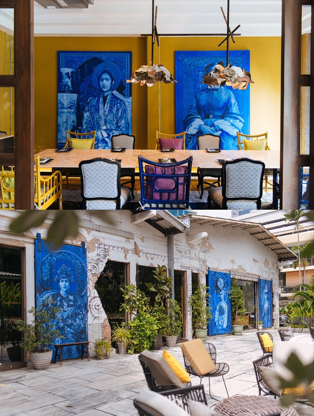 Nhà hàng nằm trong căn biệt thự cổ ở trung tâm Bangkok