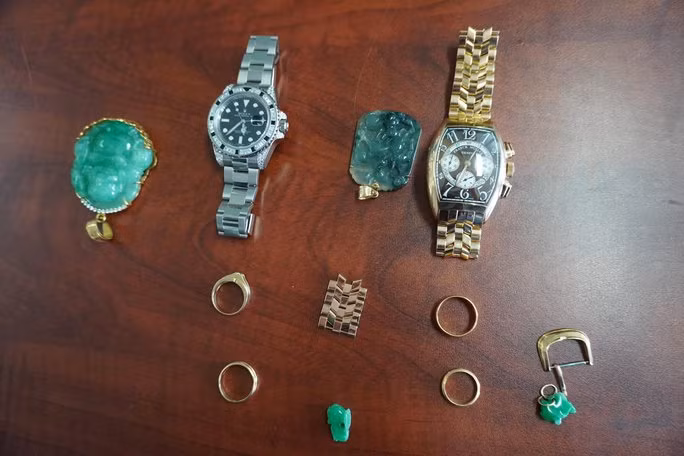 Tài sản được thu hồi trong vụ trộm két sắt Tài sản được thu hồi trong vụ trộm két sắt