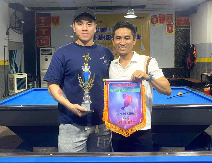 Anh Nguyễn Văn Thuận đã có 2 lần vô địch giải đấu phong trào quy tụ các tay cơ mạnh của Gia Lai-Kon Tum. Ảnh: Văn Ngọc