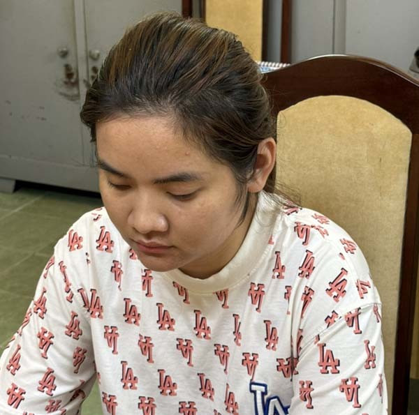 Cao Thùy Chinh. Ảnh do cơ quan công an cung cấp.