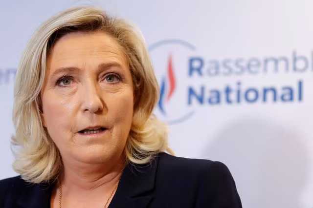 Bà Marine Le Pen, lãnh đạo Đảng Tập hợp Quốc gia (RN) cực hữu của Pháp. Ảnh: Reuters