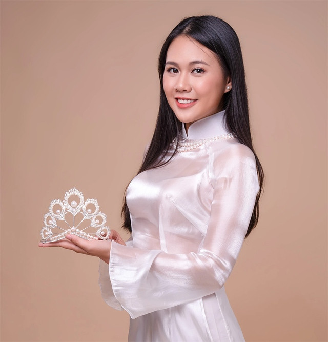 Những hoa khôi sư phạm tài năng và xinh đẹp - Ảnh 3. Trần Lê Thảo Uyên. Ảnh: QUỐC HUY