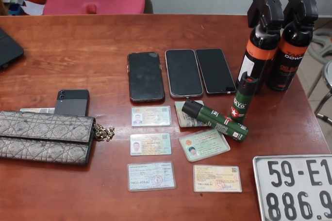 Tang vật được công an thu giữ.