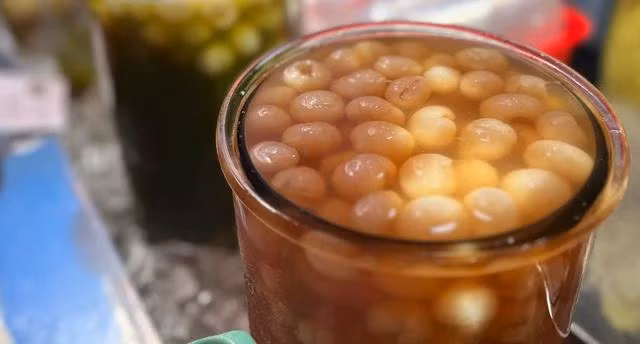 Nước long nhãn thanh nhiệt. Ảnh: H.N Nước long nhãn thanh nhiệt. Ảnh: H.N