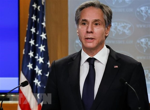 Ngoại trưởng Mỹ Antony Blinken. (Ảnh: AFP/TTXVN) Ngoại trưởng Mỹ Antony Blinken. (Ảnh: AFP/TTXVN)