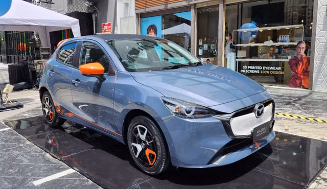 Bản nâng cấp Mazda2 được giới thiệu tại Thái Lan hồi tháng 6.2023. Ảnh: Motortrivia