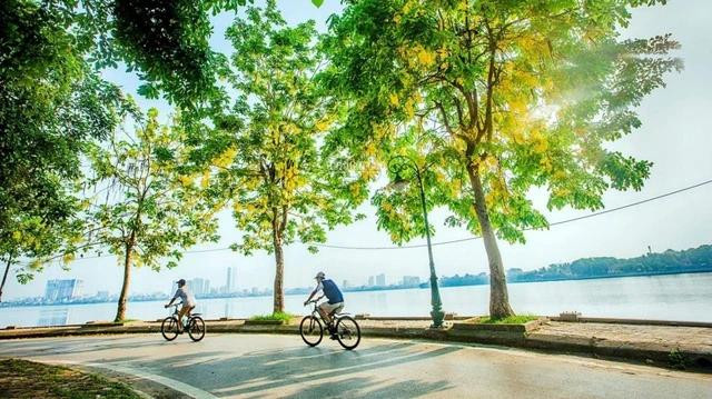 Vẻ bình yên của Quảng An. Ảnh: PV Vẻ bình yên của Quảng An. Ảnh: PV