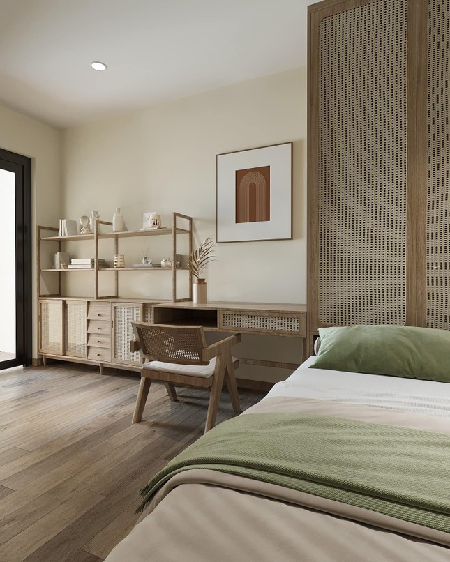 Thiết kế tủ quần áo, bàn học và kệ đồ tích hợp, vừa gọn gàng vừa tiện lợi vừa đem lại giá trị thẩm mỹ cho phòng ngủ. Thiết kế tủ quần áo, bàn học và kệ đồ tích hợp, vừa gọn gàng vừa tiện lợi vừa đem lại giá trị thẩm mỹ cho phòng ngủ.