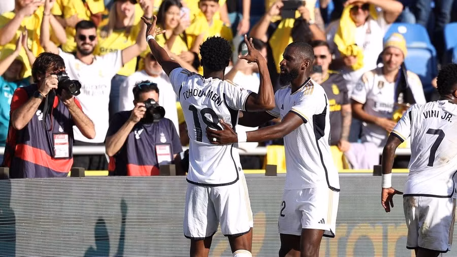 Real Madrid tạm trở lại ngôi đầu La Liga. (Nguồn: Getty Images)