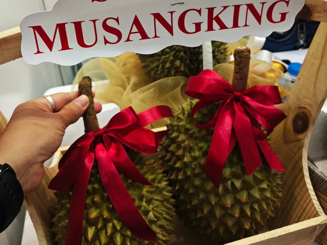 Sầu riêng Musang King được đóng gói dạng quà tặng Sầu riêng Musang King được đóng gói dạng quà tặng