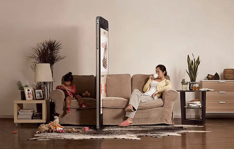 Cô đơn giữa gia đình (ảnh minh họa)