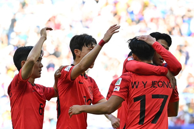 Jeong Woo-yeong khai thông thế bế tắc cho đội tuyển Hàn Quốc. Ảnh: AFP Jeong Woo-yeong khai thông thế bế tắc cho đội tuyển Hàn Quốc. Ảnh: AFP