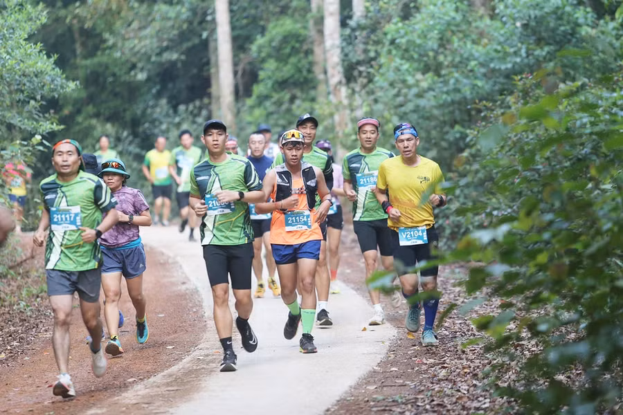 Giải chạy bán Marathon Kon Chư Răng-Khám phá viên ngọc xanh năm 2024 được tổ chức với hy vọng khai thác tiềm năng du lịch từ tài nguyên rừng. Ảnh: Văn Ngọc