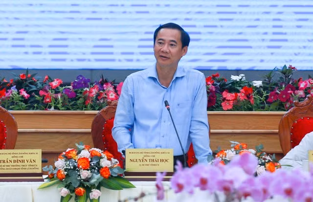 Quyền Bí thư Tỉnh ủy Lâm Đồng Nguyễn Thái Học