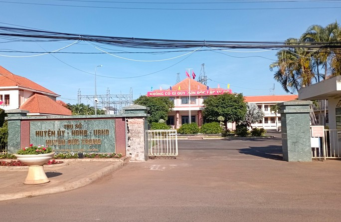 Trung tâm hành chính huyện Đức Trọng.