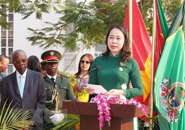 Phó Chủ tịch nước Võ Thị Ánh Xuân phát biểu tại lễ khai trương. (Ảnh: Lâm Khánh/TTXVN) Phó Chủ tịch nước Võ Thị Ánh Xuân phát biểu tại lễ khai trương. (Ảnh: Lâm Khánh/TTXVN)