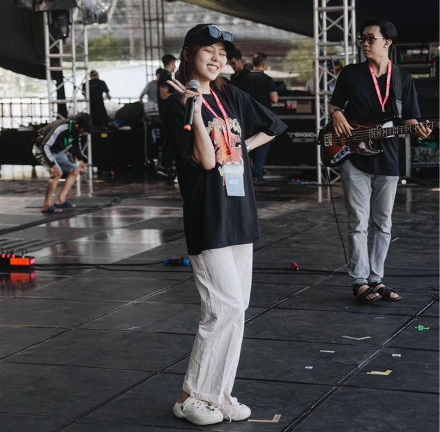 Nữ sinh cao 1m76 nhận vé vàng tại Vietnam Idol 2023 là ai? - Ảnh 5. Hồ Võ Thanh Thảo sở hữu chiều cao 1m76 ấn tượng. Ảnh: NVCC