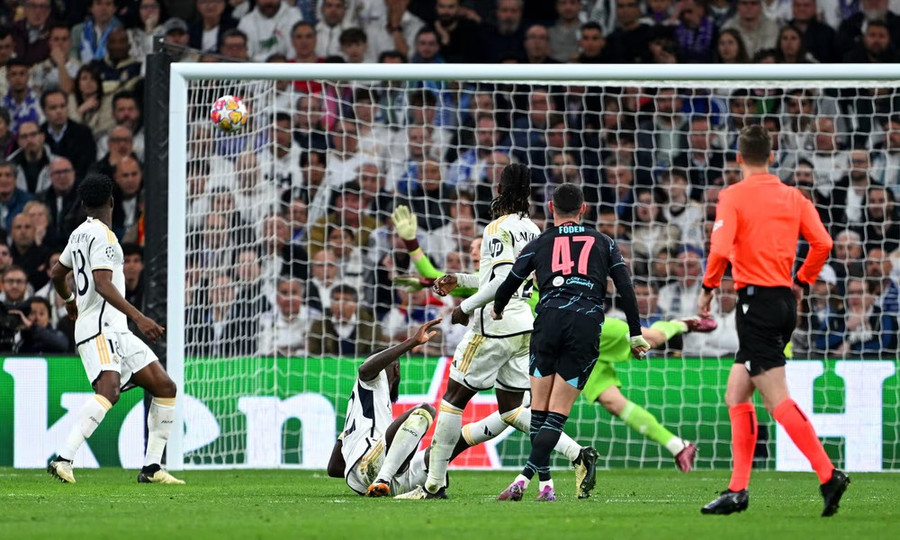 Manchester City đang nắm ưu thế khi cầm hòa Real Madrid 3-3 trên sân khách. (Nguồn: Getty Images)