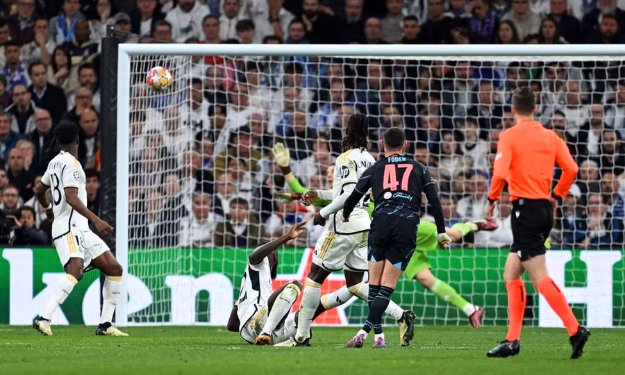 Manchester City đang nắm ưu thế khi cầm hòa Real Madrid 3-3 trên sân khách. (Nguồn: Getty Images)