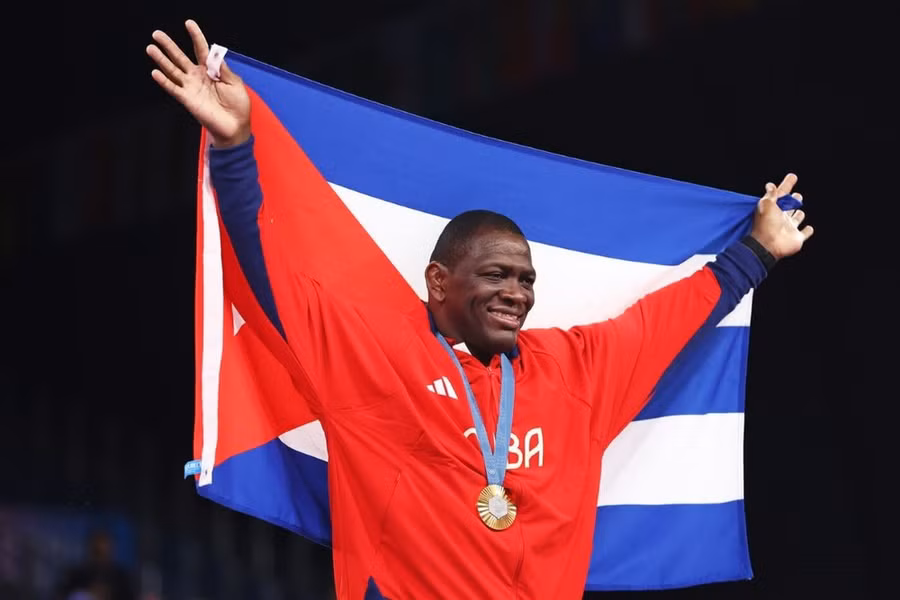 Mijaín López đi vào lịch sử Olympic. (Nguồn: Getty Images)