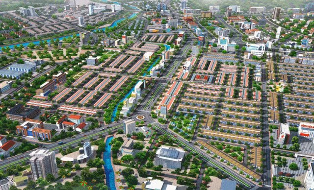 Phối cảnh dự án Đông An Tây