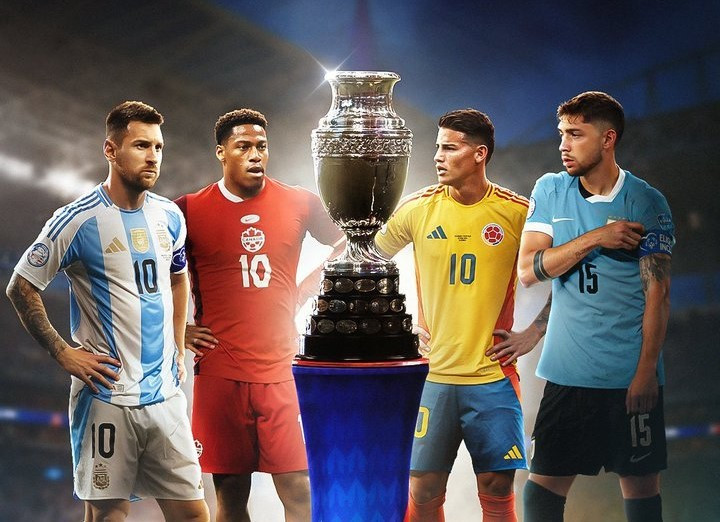 Hai cặp bán kết Copa America 2024. (Nguồn: B/R Football) Hai cặp bán kết Copa America 2024. (Nguồn: B/R Football)