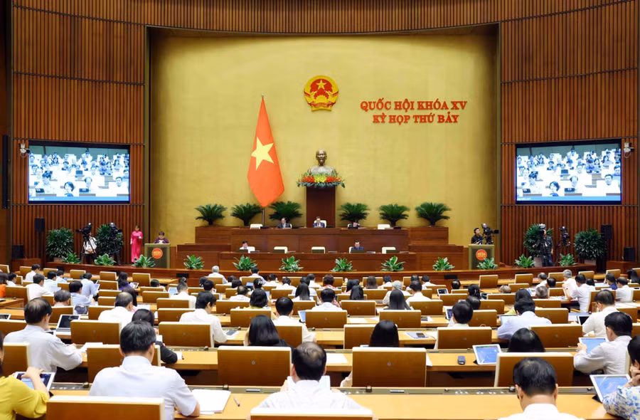 Quang cảnh phiên họp Quốc hội. (Nguồn ảnh: TTXVN)