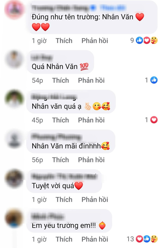 Hành động đẹp của nhà trường nhận "mưa" lời khen Hành động đẹp của nhà trường nhận "mưa" lời khen