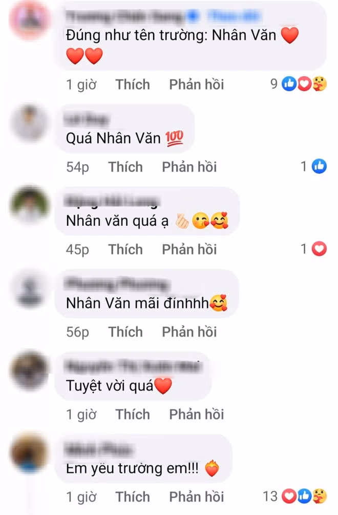 Hành động đẹp của nhà trường nhận "mưa" lời khen