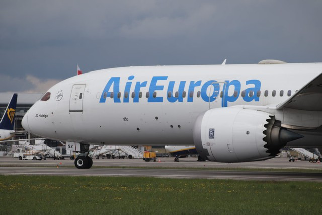 Một máy bay của hãng hàng không Air Europa - Ảnh: AVIATION SOURCE NEWS