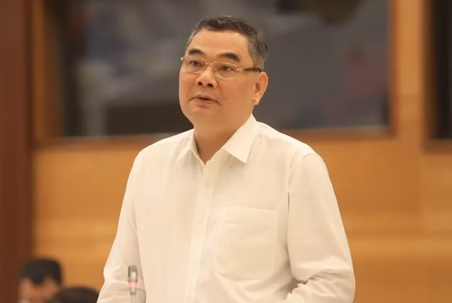 Trung tướng Tô Ân Xô, người phát ngôn Bộ Công an. Ảnh: GIA HÂN