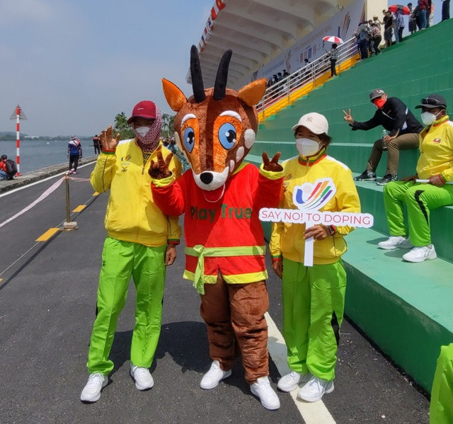 Thể thao chân chính nói không với doping. ẢNH: Đ.HUY Thể thao chân chính nói không với doping. ẢNH: Đ.HUY