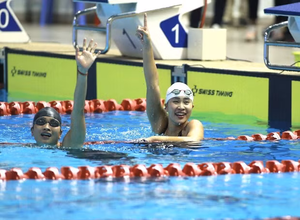 Đội tuyển Lặn giành 5 HCV trong ngày 14/5. (Ảnh: TTXVN)