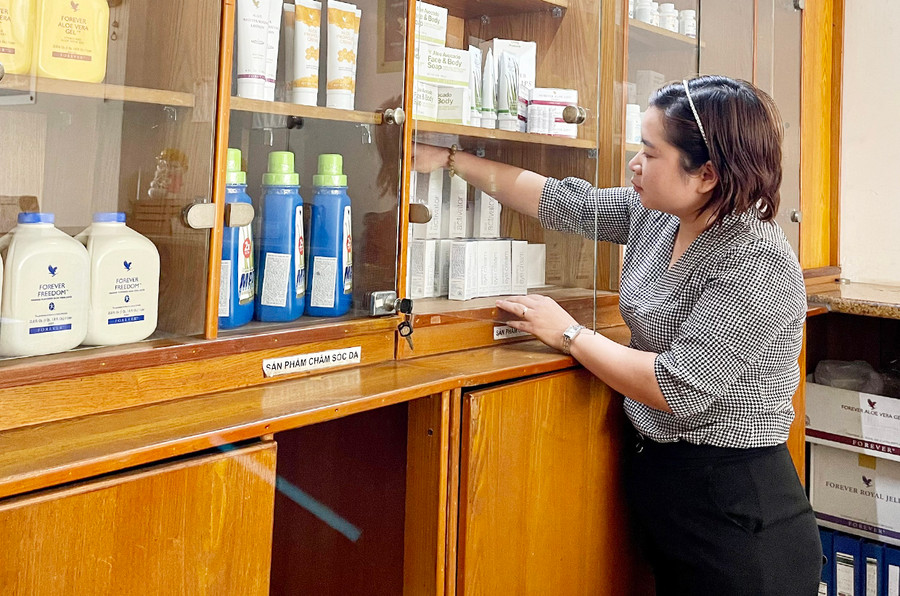 Trên địa bàn tỉnh hiện có 11 doanh nghiệp bán hàng đa cấp đang hoạt động. Ảnh: V.T Trên địa bàn tỉnh hiện có 11 doanh nghiệp bán hàng đa cấp đang hoạt động. Ảnh: V.T