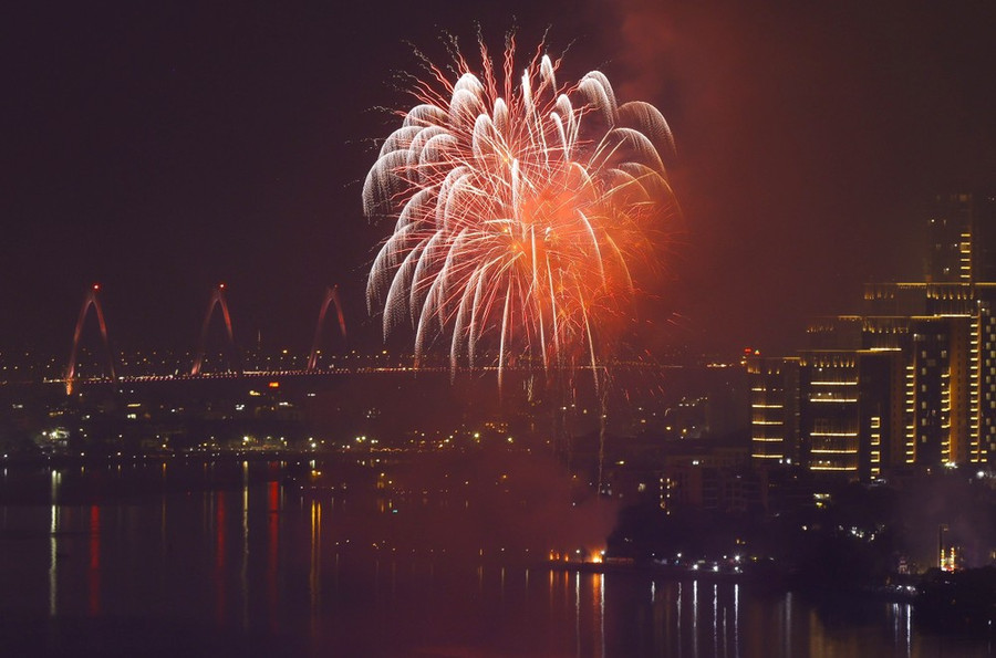 Hà Nội sẽ tổ chức nhiều địa điểm bắn pháo hoa tầm cao vào tối 10-10 tới.