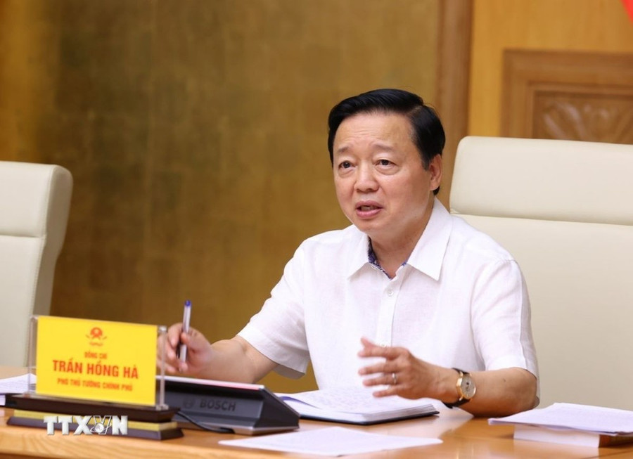 Phó Thủ tướng Trần Hồng Hà. (Ảnh: Văn Điệp/TTXVN) Phó Thủ tướng Trần Hồng Hà. (Ảnh: Văn Điệp/TTXVN)