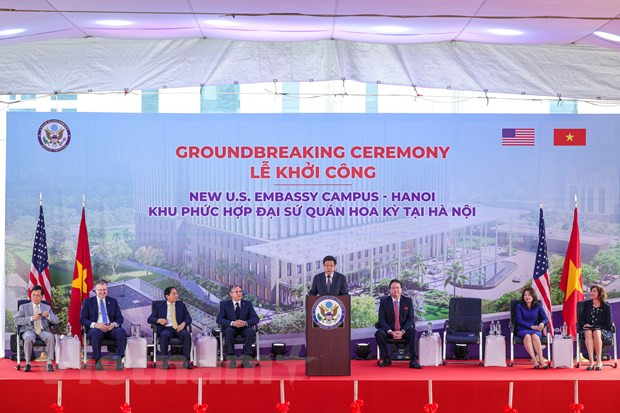 Phó Chủ tịch Uỷ ban Nhân dân thành phố Hà Nội Dương Đức Tuấn phát biểu tại sự kiện. (Ảnh: Minh Sơn/Vietnam+)