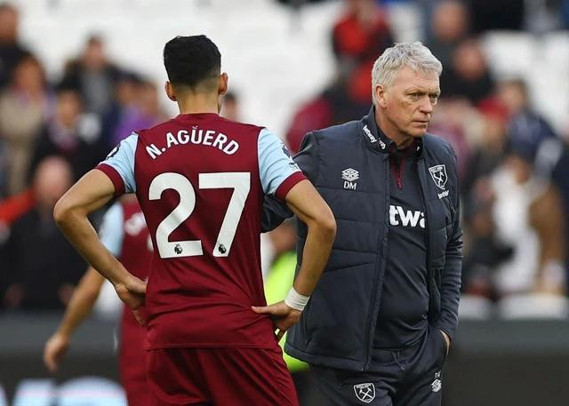 Tương lai của HLV David Moyes đang bị đặt vào tình trạng báo động sau chuỗi trận không tốt của West Ham. Ảnh: REUTERS