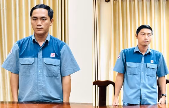 Bị can Nhựt và Tâm