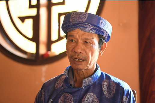 Ông Lương Sơn Bá, cháu đời thứ 18 của cụ Lương Văn Chánh. Ảnh: Như Ý