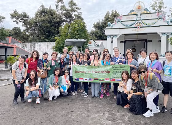 Triển lãm Nghệ thuật Quốc tế Nữ 2023 Journey Of Friendships.