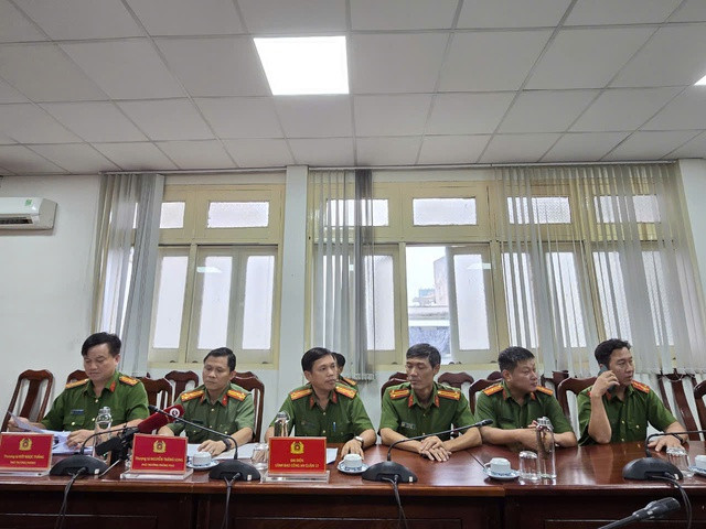 Công an TP HCM cung cấp thông tin.