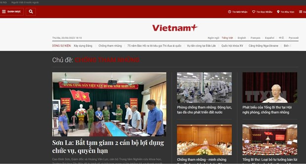 Dòng sự kiện chủ đề Chống tham nhũng trên Báo Điện tử VietnamPlus.
