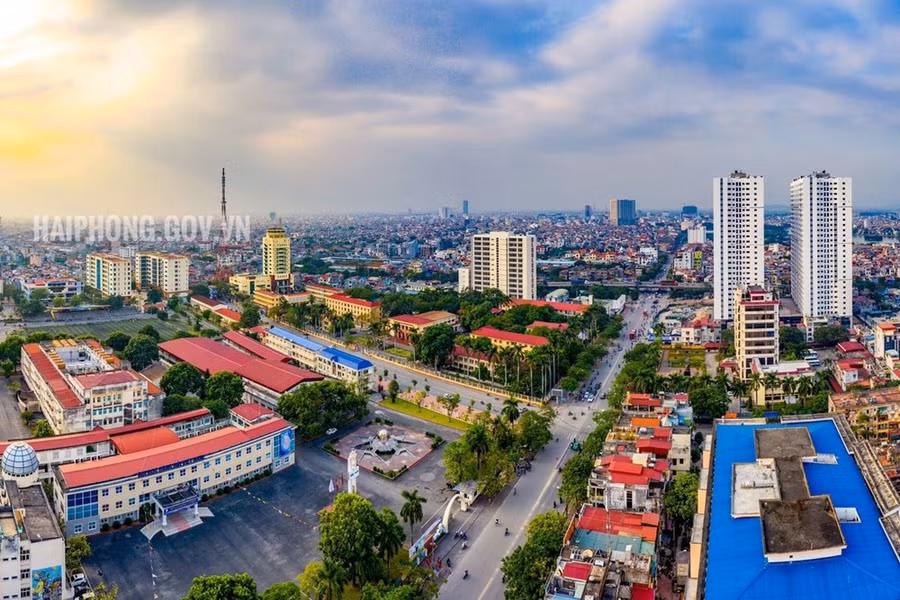 Một góc đô thị Hải Phòng. Ảnh: Tuấn Nguyễn/haiphong.gov.vn