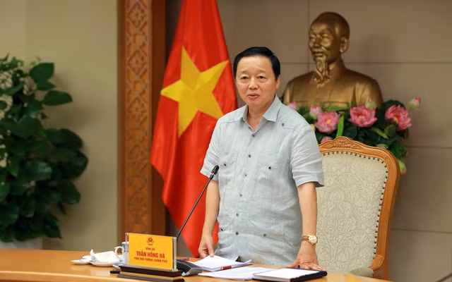 Phó Thủ tướng Trần Hồng Hà. Ảnh: VGP