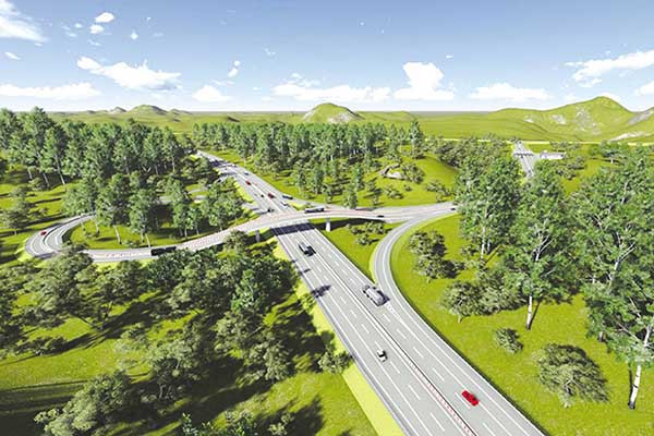 Phối cảnh cao tốc Gia Nghĩa (Đak Nông)-Chơn Thành (Bình Phước). Ảnh nguồn internet Phối cảnh cao tốc Gia Nghĩa (Đak Nông)-Chơn Thành (Bình Phước). Ảnh nguồn internet