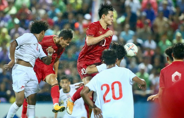 Thanh Nhàn sẽ là mũi khoan mạnh mẽ của đội tuyển Olympic Việt Nam. Ảnh: VFF